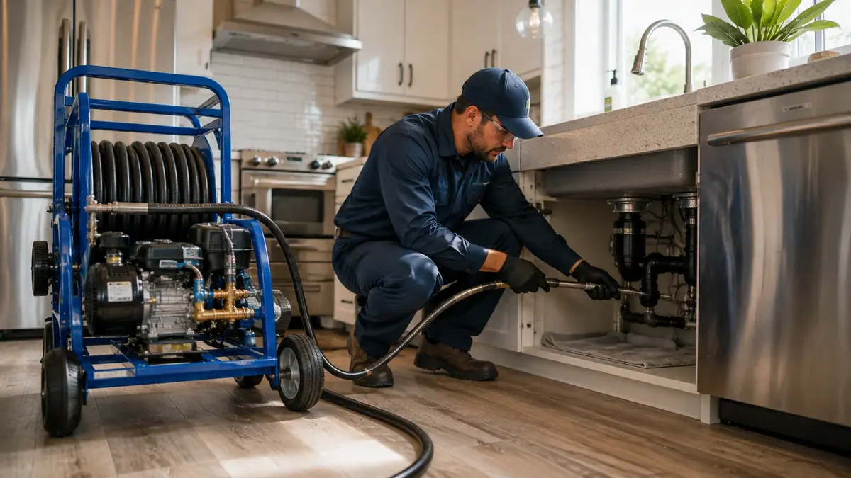 Kitchen Drain Hydro Jetting in Kings Canyon National Pk