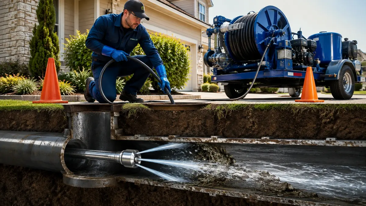 Main Sewer Line Hydro Jet Cleaning in Kings Canyon National Pk