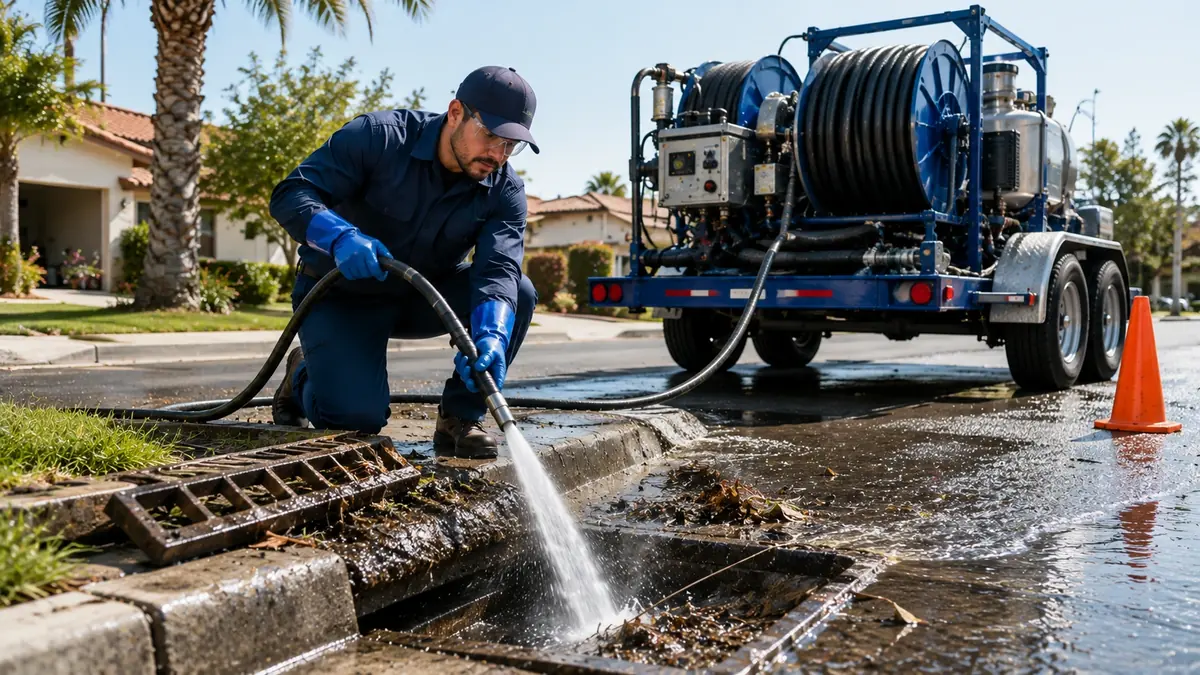 Storm Drain Hydro Jet Cleaning in Kings Canyon National Pk